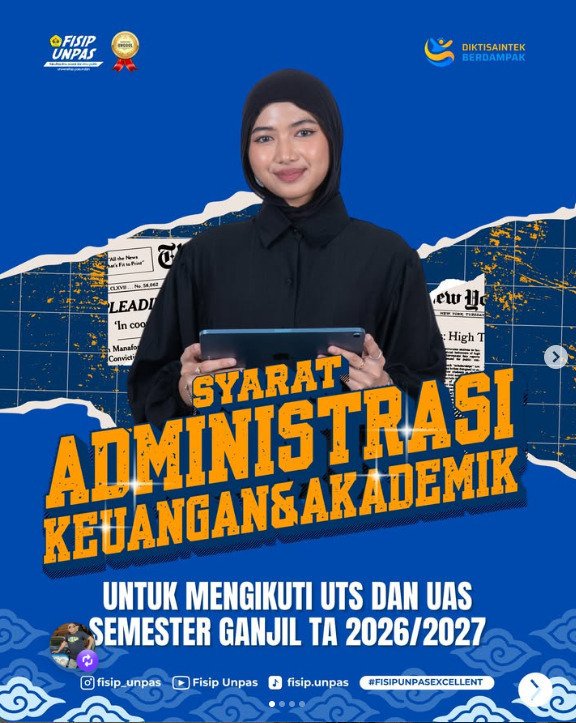 Pengumuman Jadwal Pelaksanaan Ujian Daring Melalui Platform EDLINK FISIP UNPAS
